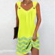 thumbnail image 3 of Vestido de Verano para Mujeres sin Mangas Estilo de Bolsillo con Cuello en V, Color Sólido Y Cómodo Vestido de Verano Casual, 3 of 5