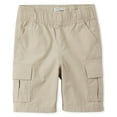 thumbnail image 1 of The Children's Place Boys' Husky Pull-on Cargo Shorts, Sand Wash, 4, 1 of 2