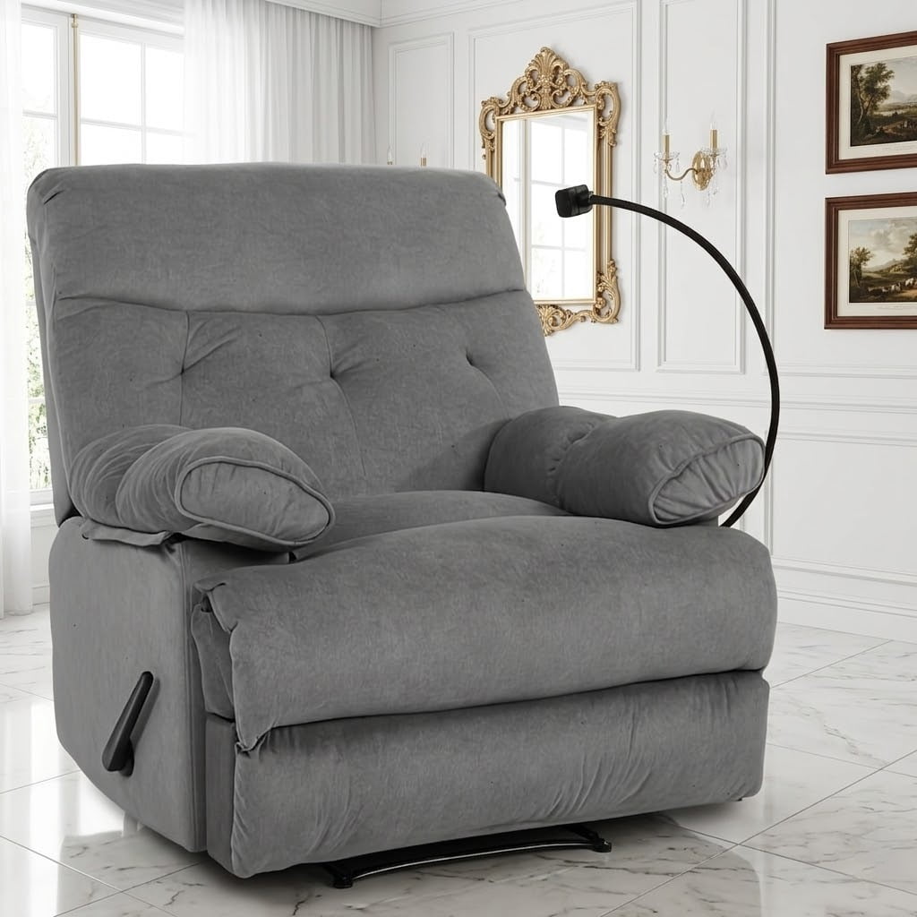 Homesvale Wall Hugger Recliner, Crimson Red Microfiber - Walmart.com