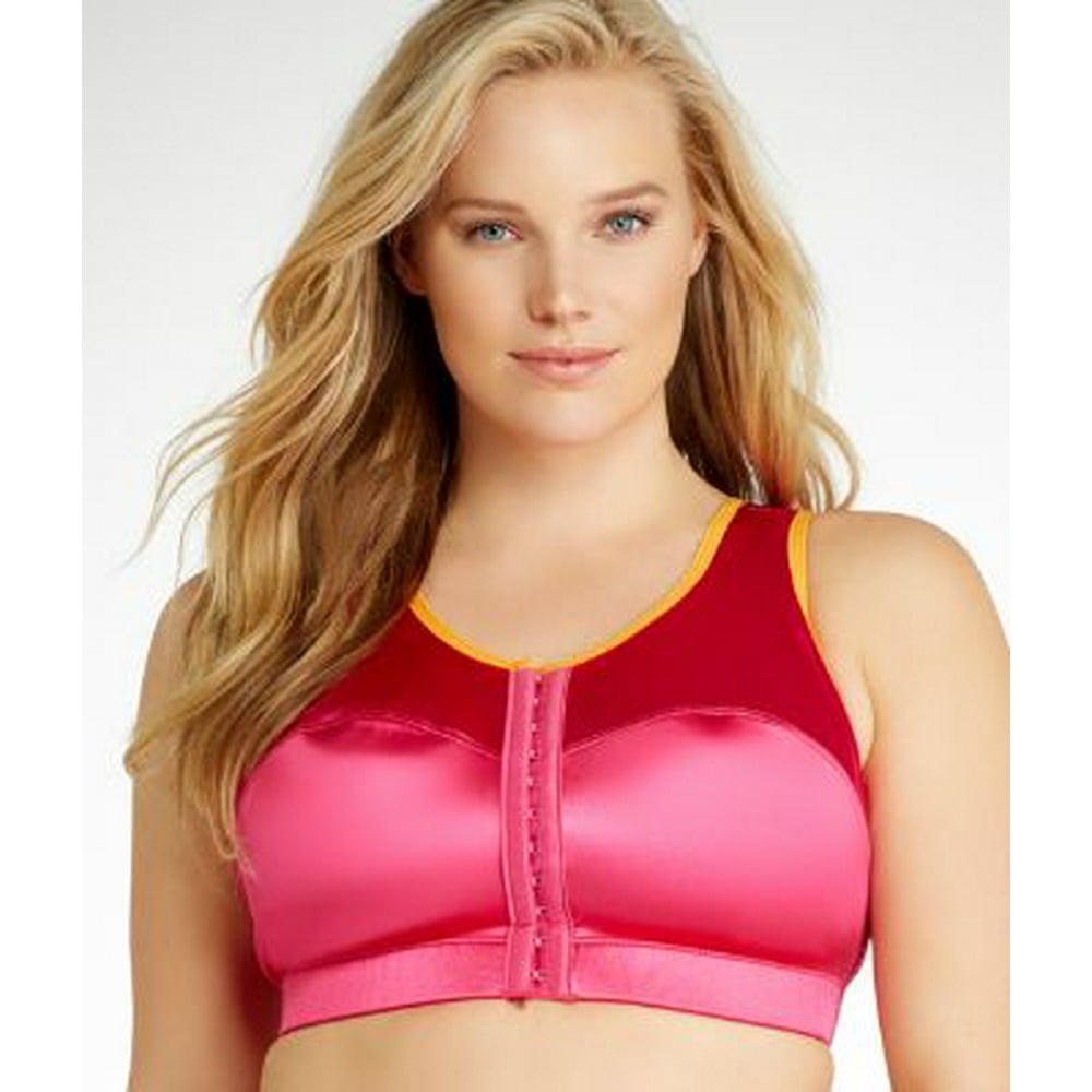 Enell Enell Womens Full Figure High Impact WireFree Sports Bra Style