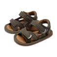 thumbnail image 2 of Zanarzt Toddler Boys Sandals Baby Infant Boy Girl Sandals Newborn Non-Slip Soft Rubber Sole Sandals for Baby Boys Open-Toe Outdoor Casual Summer AG,US 4, 2 of 9
