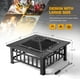 thumbnail image 5 of WLXIANG Outdoor Fire Pit, 32 Inch Firepit Table Metal Outdoor Fireplaces with Waterproof Cover for Outside Patio Camping (Black), 5 of 7