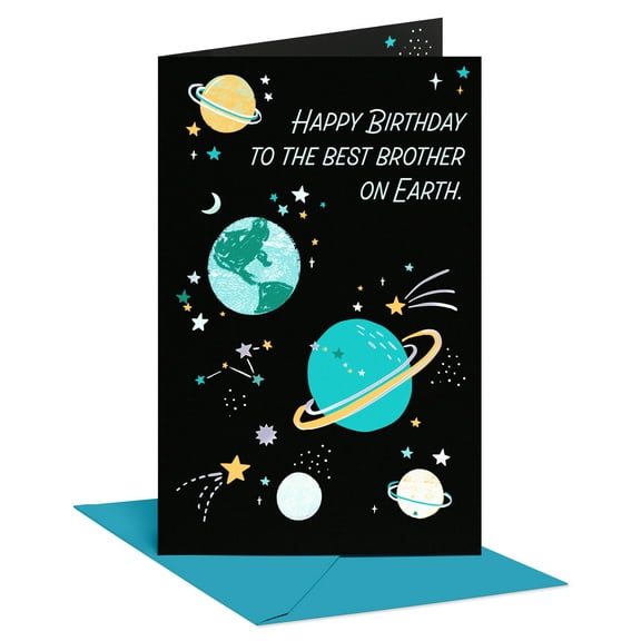 American Greetings Birthday Card for Brother (Best Brother on Earth)