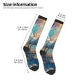 thumbnail image 2 of Naloa Forest Lake White Horse Thigh High Socks Extra Long Stretchy Sock Women Over Knee High Opaque Stocking Daily Wear, 2 of 6
