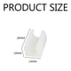 thumbnail image 5 of Pata de silla Tubo redondo Extremo de tubo Pie de mesa Sillón Muebles Amortiguador Forma de U Plástico Blanco Diámetro 14 mm, 20 piezas STOL, 5 of 5