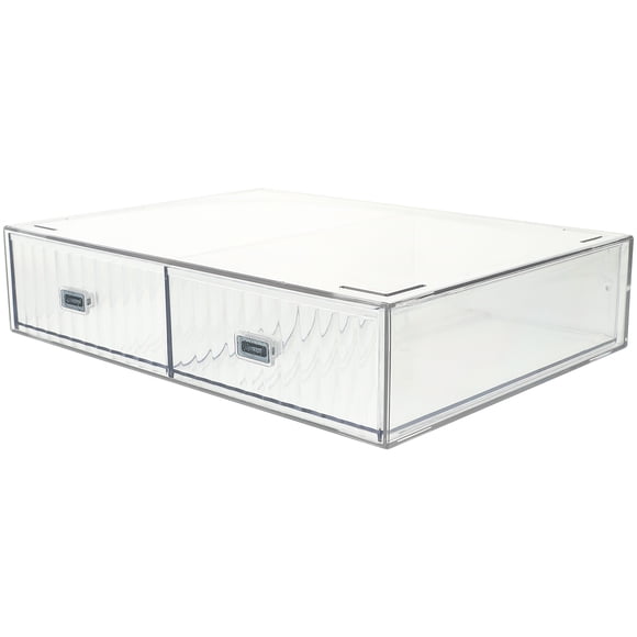 CRAFTHROU Cajonera De Plástico Transparente Para Oficina Con Organización Y Almacenaje