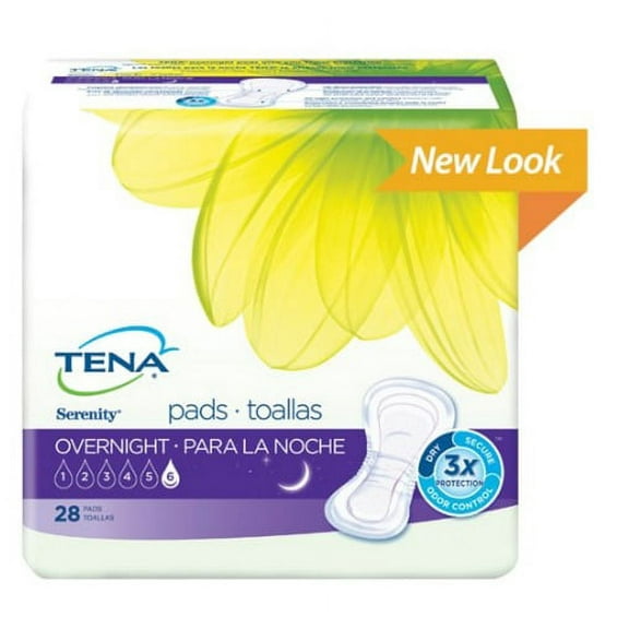 Tena 54282 Serenity Overnight Pads-84/Case
