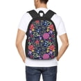 thumbnail image 4 of Balery Floral Mochila para hombre y mujer - Tela Oxford 600D resistente - Gran capacidad, resistente al agua, ideal para la escuela, viajes y senderismo, 4 of 6