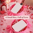 thumbnail image 5 of Valentine’s Day Round Candy Gift Box with Clear Lid, Compact 6-Piece Holder – Reusable Transparent Container for Chocolates Jewelry Love Notes, Romantic Present Packaging for Her Him Couples, 5 of 6