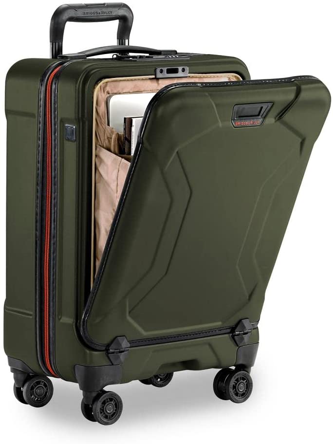 Briggs & Riley 22 Inch Torq Hardside Carry On Luggage with Spinner Wheels, USB Charging Port