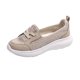 thumbnail image 1 of Zapatos para mujer, zapatos casuales para mujer, nuevos zapatos de tela con capa de malla, transpirables, de caña baja, con suela plana, para caminar, zapatos para correr, botas de vaquero, 1 of 4