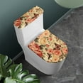 thumbnail image 2 of SEANATIVE Butterfly Toilet Seat Cover with Elastic Edge Toilet Tank Lid Covers 2-Pack Home Decor Bathroom Rose Toilet Protector Set Universal Fit Standard Toilet Seat Lids, Dust-Proof, 2 of 7