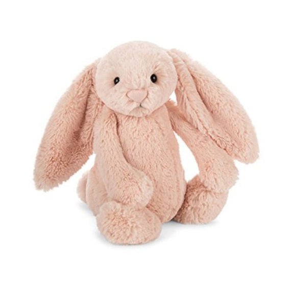 Jellycat Bashful Blush Bunny Stuffed Animal, Medium, 12 inches