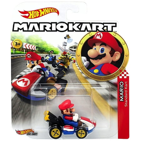 Hot Wheels Mario Kart Character Car Diecast 1:64 Scale - (Mario Kart Double Dash Best Car)