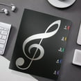thumbnail image 4 of Pink 20 Pages Sheet Music Folder, Music Sheet File Paper Storage Folder A4 Spiral Binder for Sheet Music and Documents Organizer, Music Folders Binder Music Choral Storage Holder Band Folder, 4 of 8