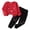 WGset2-Red, variant on UAYOTSE 2T 3T 4T 4T Toddler Girl Cat Face Print Long Sleeve Sweatshirt Jogger Pants 2Pcs Set Fall Winter Sporty Casual Outfit Size 3-4 Years
