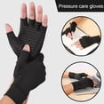 thumbnail image 3 of Gant pour Polyarthrite Rhumatoïde - Enveloppe de compression Sans Doigts pour Hommes et Femmes Souffrant de Douleur à la Main et d'Arthrose, 3 of 6