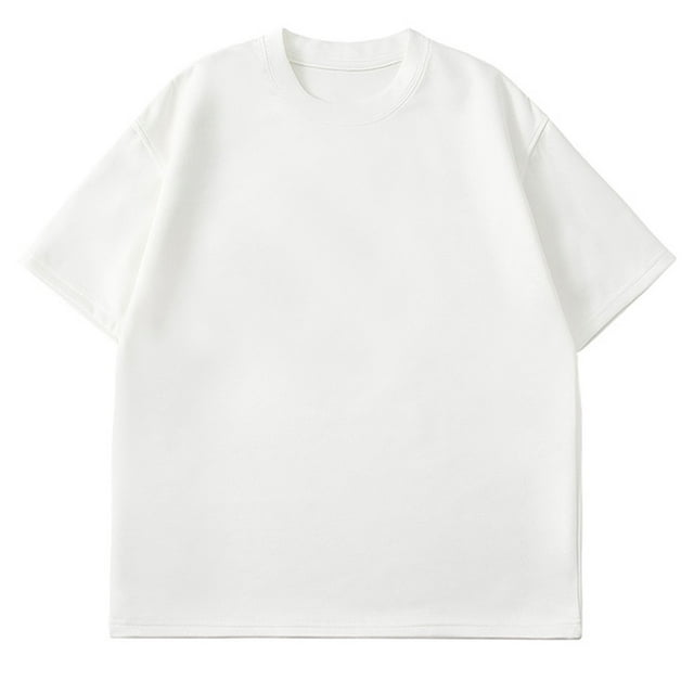 Cameland Men Solid Fashion Casual Pullover Round Neck Short Sleeve T-Shirt Tops