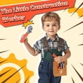 thumbnail image 3 of Juego de herramientas Magic4U 26 piezas para niños pequeños con bolsa de herramientas para niños de 3 a 6 años, 3 of 8