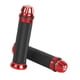 thumbnail image 3 of Puños de manillar de goma de aluminio CNC para motocicleta, para manillar de 7/8", para bicicleta, color rojo, 3 of 15
