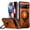 Metallic Orange, variant on Poetic for Pixel 11 Pro XL Case | 360° Spin Magnetic Ring Kickstand | Compatible with | Military Grade Drop Proof Protection Cover | Tempered Glass Screen Protector | Metallic Orange