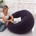 thumbnail image 4 of Prime Day Deals Flocking PVC Inflatable Sofa Portable Inflatable Lounger for Camping & Beach Inflatable Couch for Indoor and Outdoor Camping Couch Inflatable Flocking Couch, 4 of 9