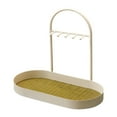 thumbnail image 1 of Organizador de encimera de baño con ganchos y espacio de almacenamiento para tocador y ducha Blanco, 1 of 9