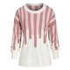 thumbnail image 1 of Más el tamaño de gota de hombro rayas suéter Rosegal Blusas Tallas Grandes, 1 of 5