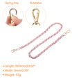 thumbnail image 2 of Unique Bargains Purse Chain Strap, 24' Purse Strap Shoulder Bag Replacement Strap, Pink&Gold, 2 of 6