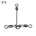 thumbnail image 1 of Pesca giratoria, 10 unids/set Durable en forma de T línea cruzada conector de pesca conector de pesca calidad en la que puede confiar, 1 of 8