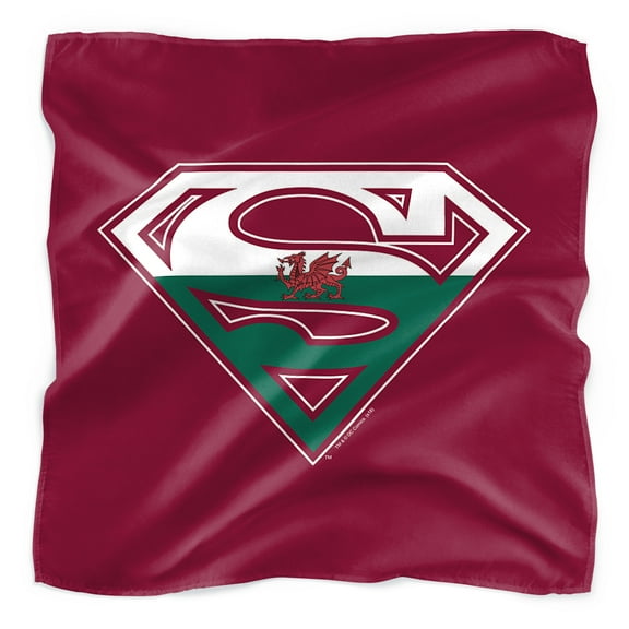 Superman Welsh Shield Bandana (21 in x 21 in)