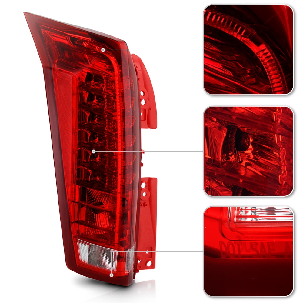 2010-2016 Cadillac SRX Factory Style Red Tail Light Brake Lamp Left Driver side