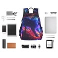 thumbnail image 4 of Fotbe Cosmic Cat Psychedelic Journey Mochila Ligera para Hombres y Mujeres - Duradera y Resistente al Agua, Ideal para Escuela, Trabajo, Viajes y Uso Diario, 4 of 7