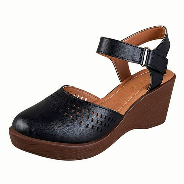 Plataforma Para Mujer CASTALIA 157-38 Negro Ajustable