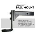 Trailer 4000KG Adjustable Height Tow Bar Hitch 50mm 2inch Ball Towbar