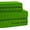 Parrot Green, variant on 800 Thread Count Light Weight Soft Sheet Set - - Full Size - Striped COLORS Sheet Set - 4 Pieces - { White } Exactly Fit Mattress 21" Inches By KM LINEN
