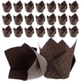 thumbnail image 3 of FELTECHELECTR 250 moldes para cupcakes de tulipán, capacillos para cupcakes, capacillos para muffins, moldes para muffins a prueba de grasa, suministros para hornear, 3 of 6