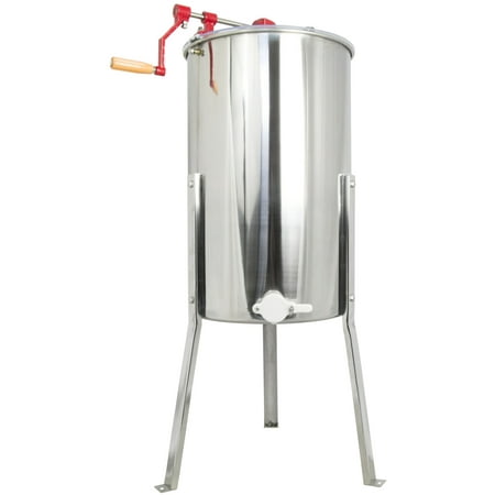 New Large Three 3 Frame Stainless Steel Honey Extractor SS VIVO Model BEE-V003D