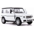 thumbnail image 2 of 1:36 Scale Benz G63 Car Model for Kids, Alloy Pull Back G Wagon White, 2 of 5