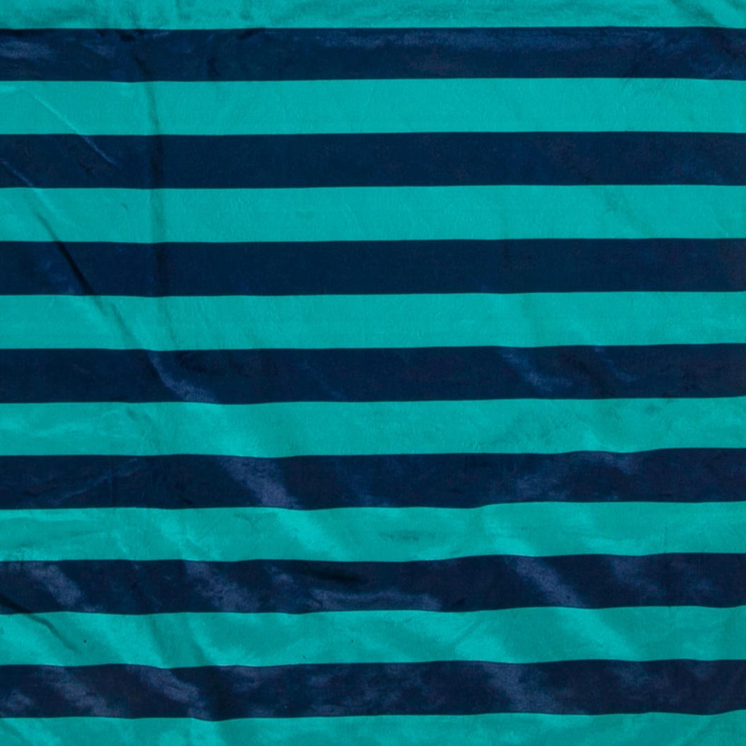 Wildkin Plush Velour Baby Blanket for Girls and Boys (Blue Stripes)