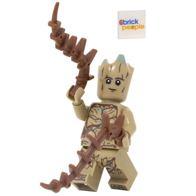 Minifigura LEGO Superheroes Groot con brazos extendidos