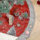 thumbnail image 3 of Falda de árbol de Navidad, falda de árbol de arpillera, regalo, delantal de árbol de Navidad, suministros de decoración inferior de árbol de Navidad, 3 of 4
