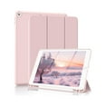 thumbnail image 1 of wonim11 Case for iPad Air 3 (10.5-Inch 2019, 3rd Generation) with Pencil Holder, Slim Tablet Cover with Soft TPU Back, Auto Wake/Sleep for iPad 10.5 Inch Air 3 (Pink), 1 of 1