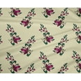 thumbnail image 4 of oneOone Polyester Lycra Light Yellow Fabric Leaves & Floral Block Craft Projects Decor Fabric Printed By The Yard 56 Inches, 4 of 4