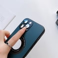 thumbnail image 4 of Magsafe-funda magnética de cuero de lujo para iPhone, protector de película de lente de carga inalámbrica, mate, para iPhone 14, 13, 12, 11 Pro Max Plus, 4 of 4