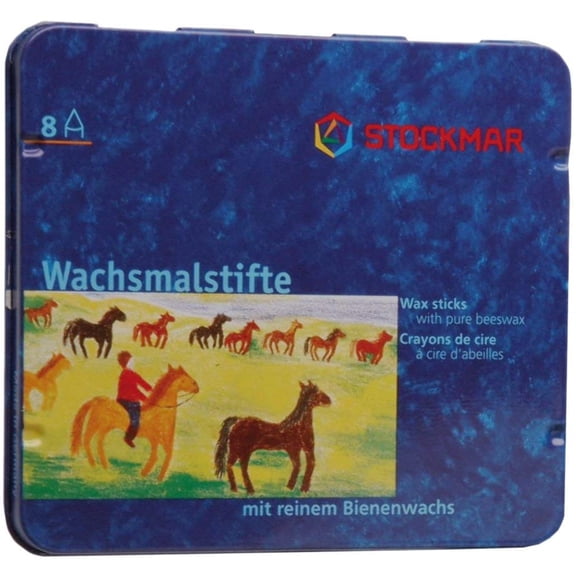 Stockmar Wax Stick Crayons - 8 Colors