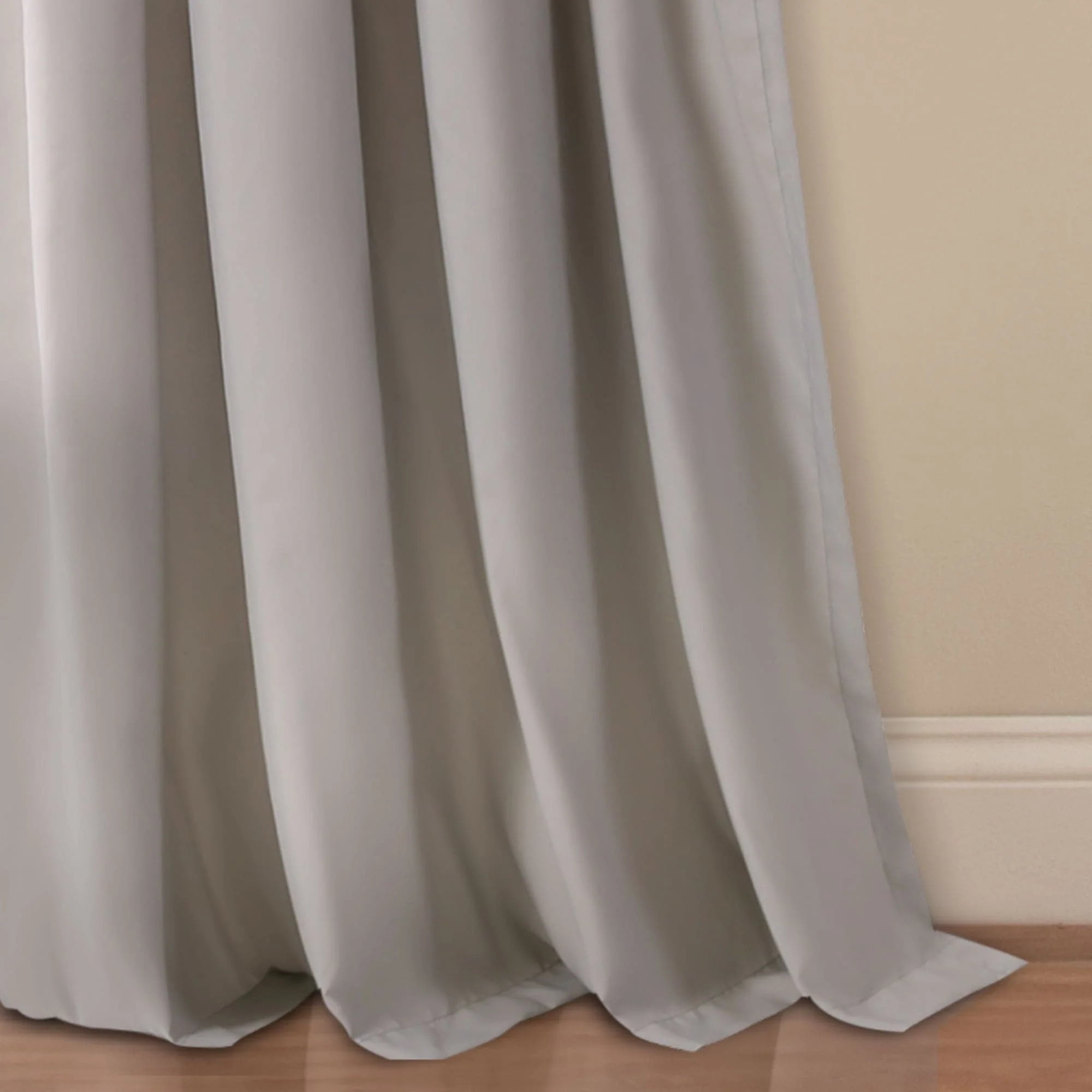 Lush Decor Bayview Window Curtain Panels White 54X63+2 Set