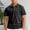Black, variant on Youth Boys' Fashion Solid Color Polo Shirt Quarter-Zip Short Sleeve Collared Top without Pocket Casual Gentleman's Summer Tee Breathable School Wear Ages 3-14 Years Old