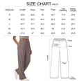 thumbnail image 4 of SUNBS Womens Loose Lounge Sweatpants High Waisted Wide Leg Pants with Pockets Palazzo Trousers, 4 of 9