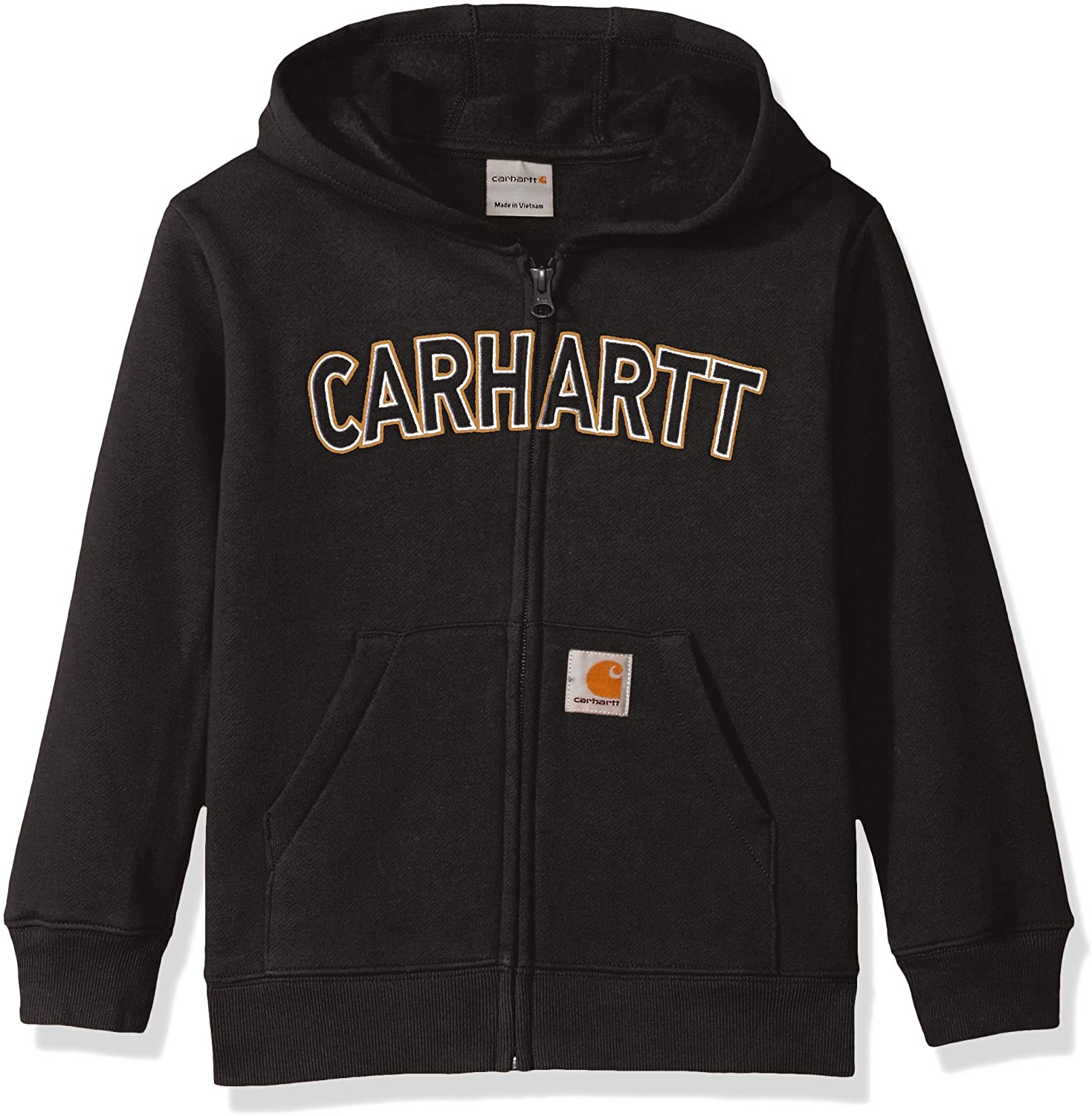 Carhartt Boys' Little Long Sleeve Sweatshirt, Full Zip Black, 6 Walmart Canada